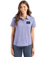 Arizona Diamondbacks City Connect- Cutter & Buck Coastline Recycled Double Peached Womens Polo Hyacinth Front