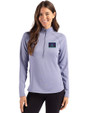 Arizona Diamondbacks City Connect- Cutter & Buck Peshastin Epic Versatility Recycled Fleece Womens Half Zip Hyacinth Heather Front