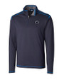 Penn State Nittany Lions Cutter & Buck Big & Tall L/S Evergreen Reversible Overknit Liberty Navy Mannequin