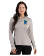 Minnesota Twins City Connect Cutter & Buck Forge Recycled Four-Way Stretch Womens Quarter Zip Pullover Polished Heather Front