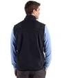 New York Giants Mono Cutter & Buck Hunts Point Recycled Fleece Mens Hybrid Full Zip Vest Black Back