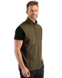 Atlanta Falcons Mono Cutter & Buck Hunts Point Recycled Fleece Mens Hybrid Full Zip Vest Poplar Side
