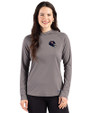 Chicago Bears NFL Helmet Cutter & Buck Prospect Recycled Featherlight Stretch Womens Hooded Pullover Elemental Grey Front