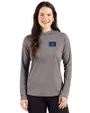Arizona Diamondbacks City Connect- Cutter & Buck Prospect Recycled Featherlight Stretch Womens Hooded Pullover Elemental Grey Front