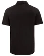 Cleveland Browns Historic Cutter & Buck Prospect Recycled Featherlight Stretch Mens Big & Tall Sport Polo Black Mannequin Back