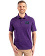 Arizona Diamondbacks City Connect- Cutter & Buck Advantage Tri-Blend Pique Mens Polo Dark College Purple Front