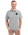 Miami Marlins City Connect- Cutter & Buck Virtue Recycled Botanical Print Featherlight Pique Mens  Polo Black Front