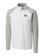 Pitt Panthers Cutter & Buck Response Lightweight Hybrid Quarter Zip Mens Pullover Windbreaker White Mannequin