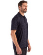 Miami Dolphins Americana Cutter & Buck Coastline Recycled Double Peached Camo Print Mens Polo Navy Blue Side