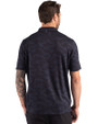 Miami Dolphins Americana Cutter & Buck Coastline Recycled Double Peached Camo Print Mens Polo Navy Blue Back