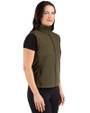 Arizona Cardinals Mono Cutter & Buck Hunts Point Recycled Fleece Womens Hybrid Full Zip Vest Poplar Side