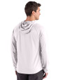 Los Angeles Dodgers City Connect- Cutter & Buck Prospect Recycled Featherlight Stretch Mens Hooded Pullover White Back