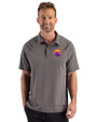 Colorado Rockies City Connect- Cutter & Buck Prospect Recycled Featherlight Stretch Mens Sport Polo Elemental Grey Front