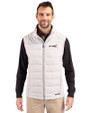 Houston Astros City Connect- Cutter & Buck Evoke Epic Versatility Recycled Hybrid Softshell Mens Full Zip Vest CONCRETE Front