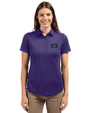 Arizona Diamondbacks City Connect- Cutter & Buck Prospect Recycled Featherlight Stretch Womens Polo College Purple Front