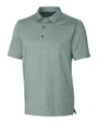 Cutter & Buck Forge Heathered Stretch Mens Polo Hunter Heather Mannequin