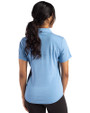 Kansas City Royals Cutter & Buck Forge Recycled Four-Way Stretch Womens Polo Dark Atlas Heather Back