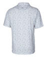 Michigan State Spartans Cutter & Buck Pike Polo Daub Print White Mannequin Back