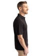 Buffalo Bills Rivalries Cutter & Buck Virtue Recycled Featherlight Pique Mens Polo Black Side