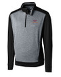 Virginia Tech Hokies Cutter & Buck Big & Tall Replay Half Zip Black Mannequin