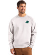Miami Dolphins Rivalries Cutter & Buck Roam Recycled Buttery-Soft Knit Mens Crew Neck Pullover Solitaire Front