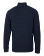 Syracuse Orange Cutter & Buck Mens Coastal Half-Zip Liberty Navy Mannequin Back