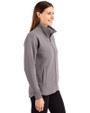 Tennessee Titans -  Cutter & Buck Roam Recycled Buttery-Soft Knit Womens Full Zip Jacket Elemental Grey Side
