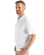 Tennessee Titans Americana -  Cutter & Buck Coastline Recycled Double Peached Mens Polo White Side