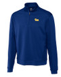 Pitt Panthers Cutter & Buck Men's CB DryTec Edge Half Zip Tour Blue Mannequin