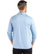Tennessee Titans NFL Helmet -  Cutter & Buck Coastline Recycled Double Peached Mens Long Sleeve Polo Atlas Light Blue Back