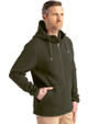 Tennessee Titans Mono -  Cutter & Buck Roam Recycled Buttery-Soft Knit Mens Full Zip Hooded Jacket Poplar Side