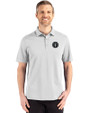Tennessee Titans Mono -  Cutter & Buck Advantage Refresh Epic Confidence Recycled Tri-Blend Pique Mens Big & Tall Polo CONCRETE Front