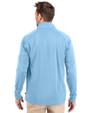 Missouri Golf Assn Partner Shop Cutter & Buck Adapt Recycled Soft Knit Stretch  Mens Quarter Zip Pullover Atlas Light Blue Back
