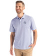 Missouri Golf Assn Partner Shop Cutter & Buck Pike Recycled Symmetry Print Mens Polo White/Tour Blue Front