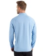 Missouri Golf Assn Partner Shop Cutter & Buck Prospect Recycled Featherlight Stretch Mens Quarter Zip Atlas Light Blue Back