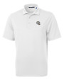 Los Angeles Chargers NFL Helmet Cutter & Buck Virtue Recycled Featherlight Pique Mens Polo White Mannequin