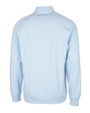 Los Angeles Chargers Cutter & Buck Saturday Cotton Blend Mens Mock Pullover Sweatshirt Atlas Heather Mannequin Back