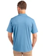 Los Angeles Chargers Cutter & Buck Prospect Epic Confidence Recycled Textured Stretch Mens Big & Tall Polo Atlas Light Blue Back