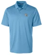 Los Angeles Chargers NFL Helmet Cutter & Buck Prospect Epic Confidence Recycled Textured Stretch Mens Big & Tall Polo Atlas Light Blue Mannequin