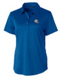 Los Angeles Chargers NFL Helmet Cutter & Buck Prospect Recycled Featherlight Stretch Womens Polo Tour Blue Mannequin