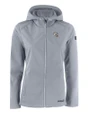 Los Angeles Chargers NFL Helmet Cutter & Buck Evoke Recycled HoneycombFleece Womens Full Zip Jacket CONCRETE Mannequin
