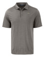 Los Angeles Chargers Cutter & Buck Coastline Recycled Double Peached Mens Polo Elemental Grey Mannequin