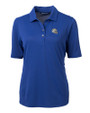 Los Angeles Chargers NFL Helmet Cutter & Buck Virtue Recycled Featherlight Pique Womens Polo Tour Blue Mannequin