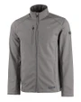 Los Angeles Chargers Cutter & Buck Evoke Recycled HoneycombFleece Mens Full Zip Jacket Elemental Grey Mannequin