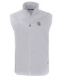 Los Angeles Chargers NFL Helmet Cutter & Buck Charter Recycled Packable Mens Big & Tall Full Zip Vest Polished Medium Gray Mannequin