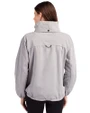 Los Angeles Chargers Cutter & Buck Charter Recycled Packable Womens Full Zip Jacket Polished Medium Gray Back