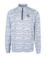 Los Angeles Chargers NFL Helmet Cutter & Buck Traverse Recycled Smooth Stretch Mens Big & Tall Camo Quarter Zip Pullover Charcoal Mannequin