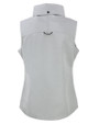 Los Angeles Chargers Cutter & Buck Charter Recycled Packable Womens Full Zip Vest Polished Medium Gray Mannequin Back
