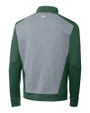 Miami Hurricanes Cutter & Buck Replay Half-Zip Hunter Green Mannequin Back