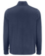 Navy Midshipmen Cutter & Buck Forge Recycled Four-Way Stretch Mens Quarter Zip Pullover Dark Navy Blue Heather Mannequin Back